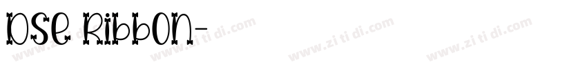 DSE Ribbon字体转换